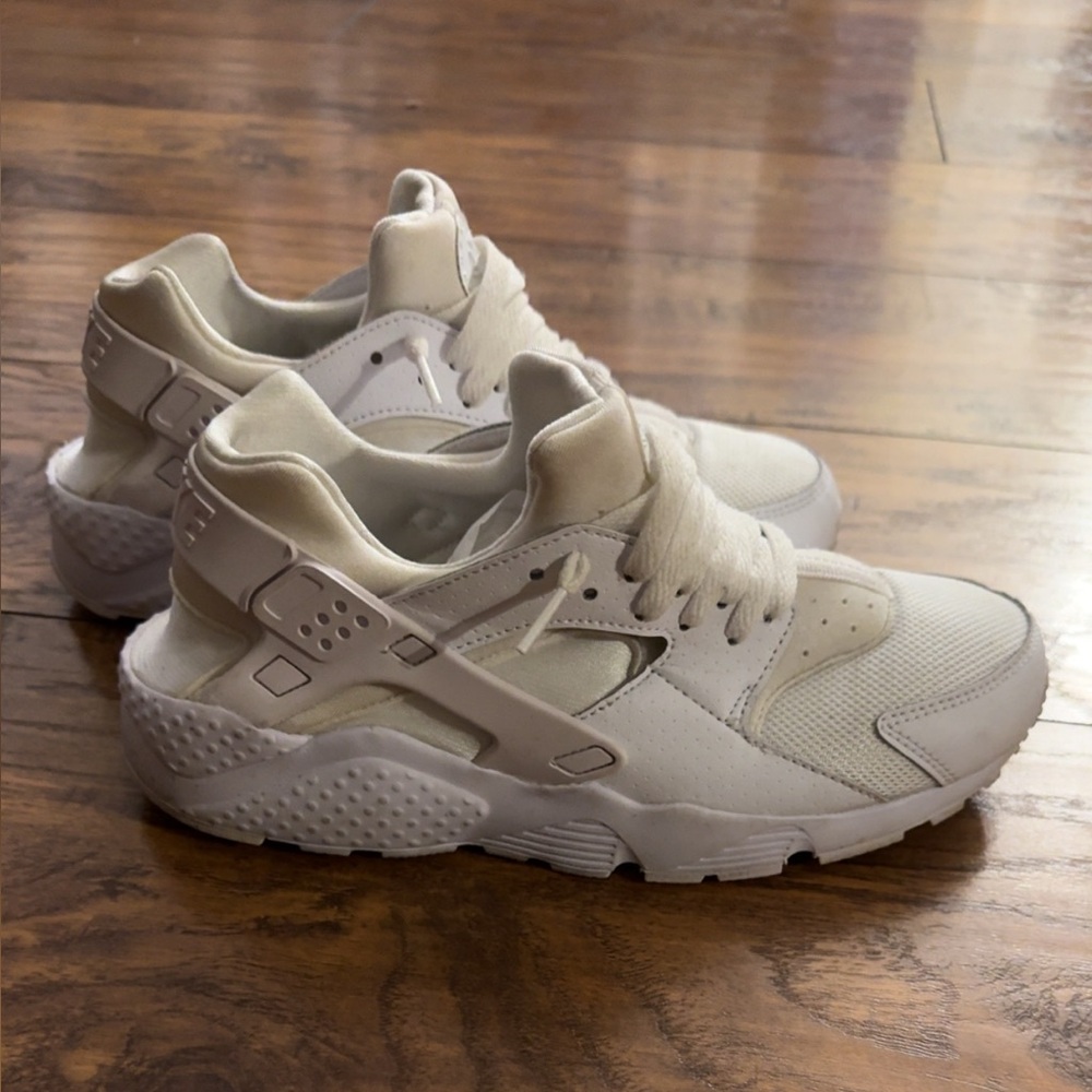 Nike White Huarache Sneakers